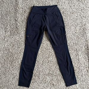 Athleta size 2 navy headlands hybrid pant